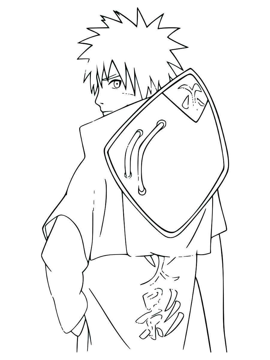 naruto para colorir e pintar 35