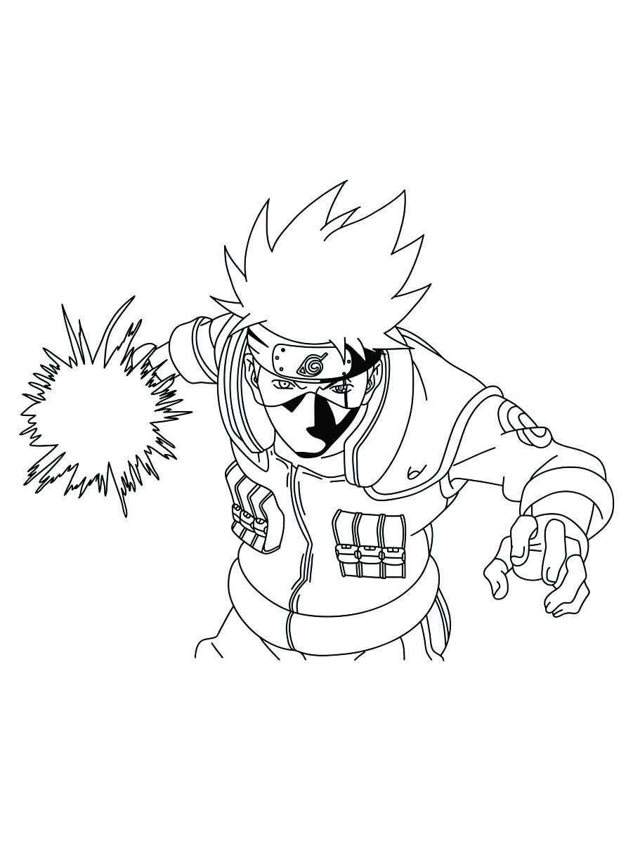 desenho naruto para colorir 4