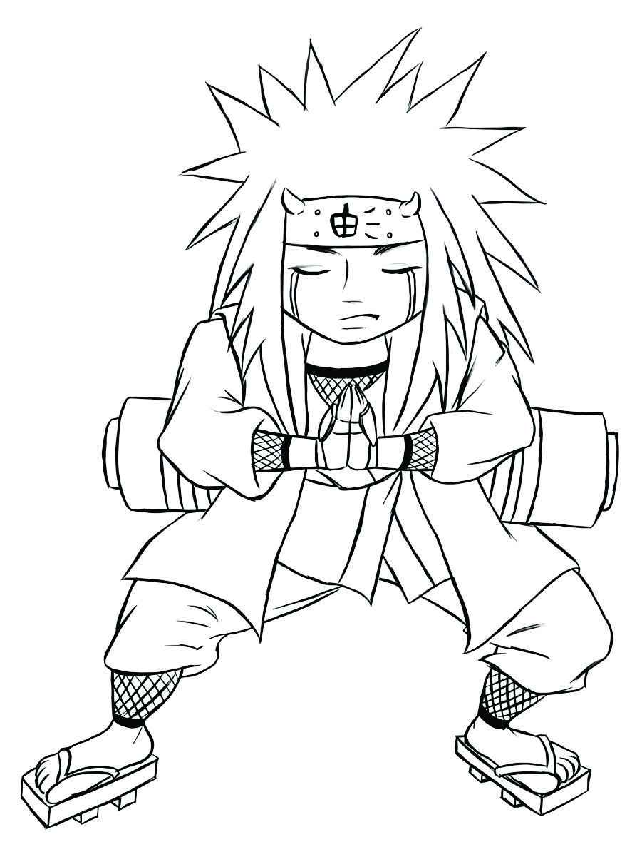 foto do naruto para colorir