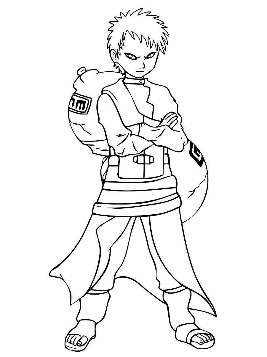 naruto para colorir