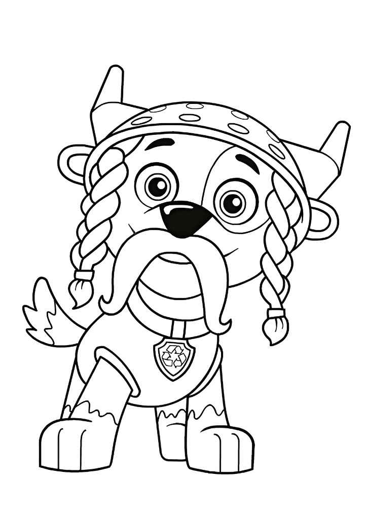 Patrulha Canina para Colorir 64