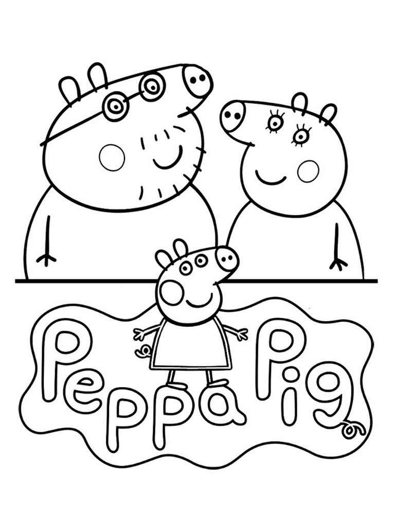 peppa pig para imprimir 6 –  – Desenhos para Colorir