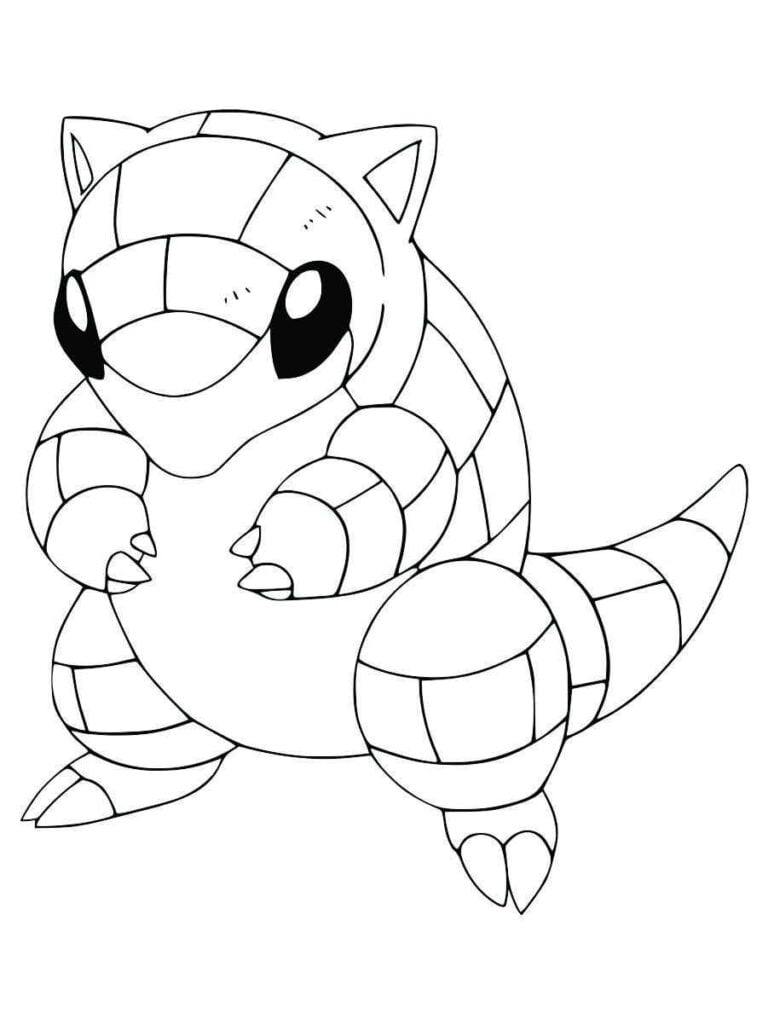 desenho para colorir e imprimir pokemon 4