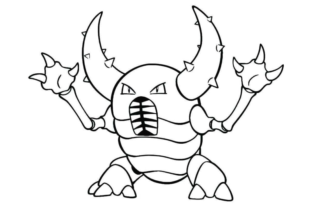 Pokemon Pinsir para colorir - Imprimir Desenhos