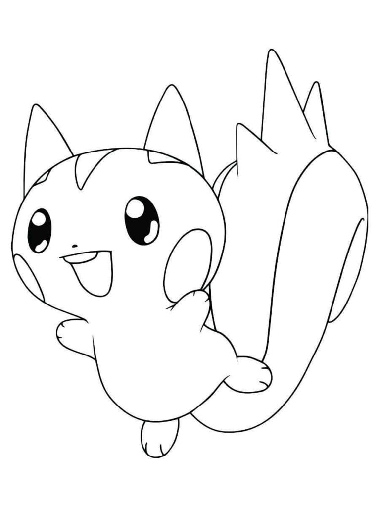 Desenhos para colorir de Pokémon Pretty Pikachu - Desenhos para