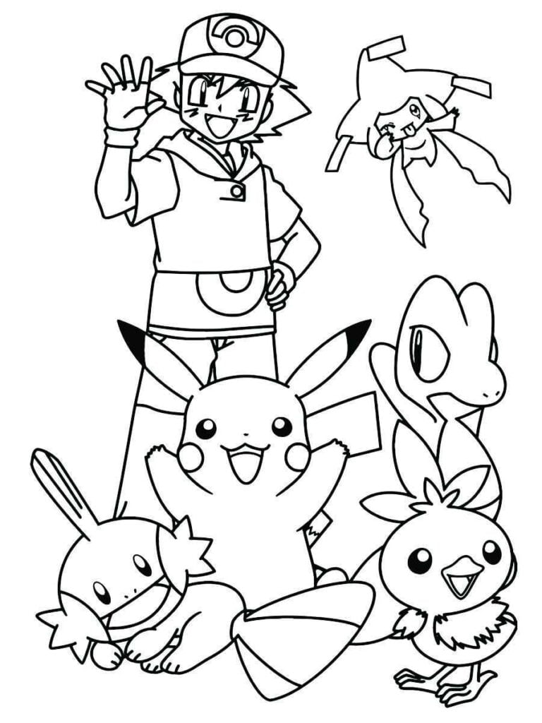 desenhos do pokemon para colorir