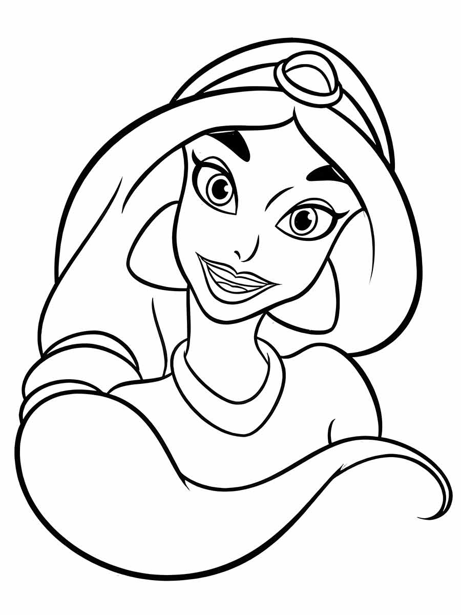 desenho para colorir princesa disney