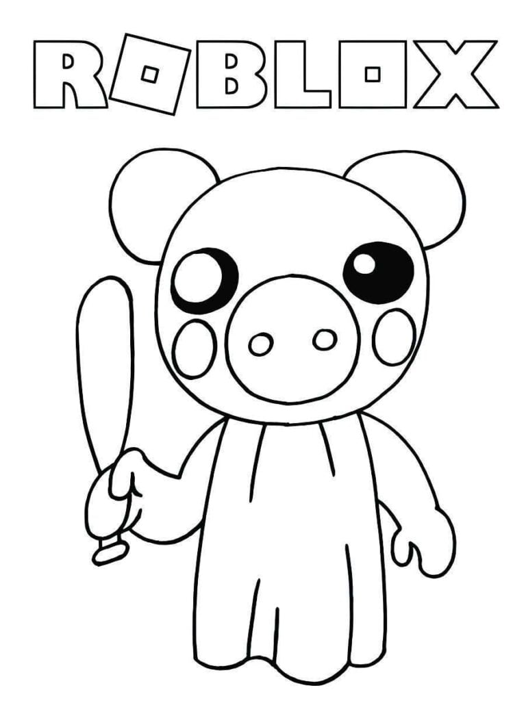 Desenho Infantil para Colorir Roblox 12