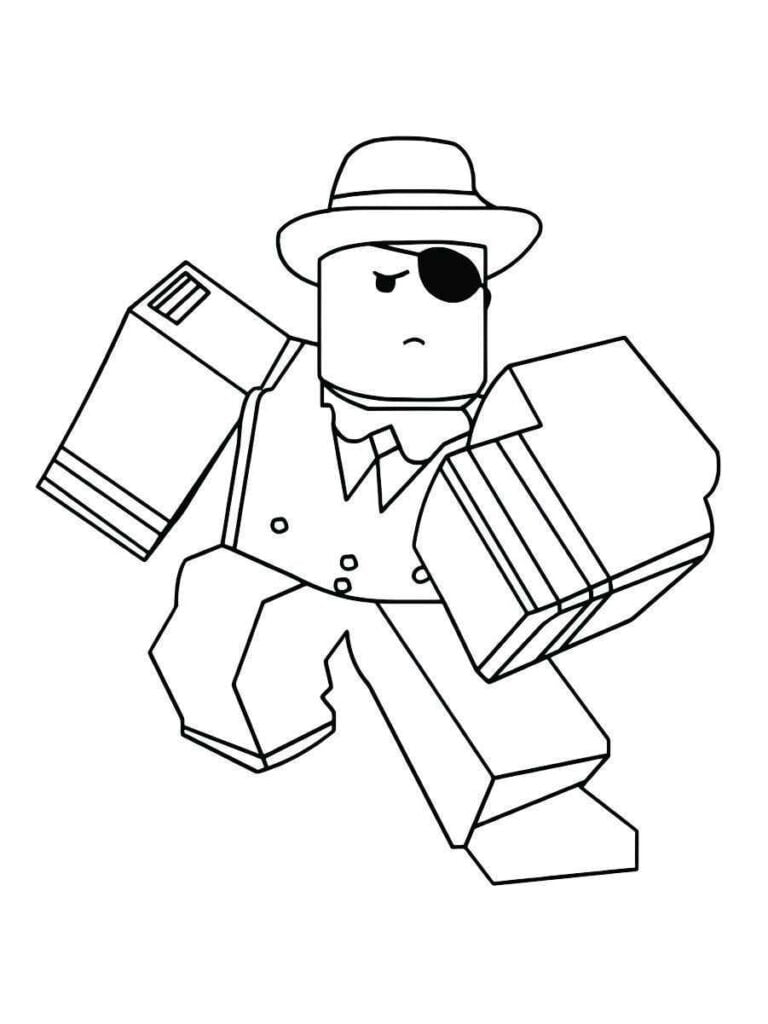 Desenho Colorir Roblox 13