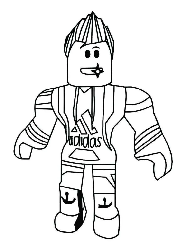 94 desenhos de Roblox para colorir