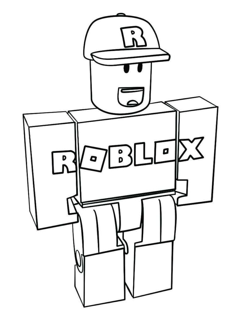 roblox para colorir e imprimir