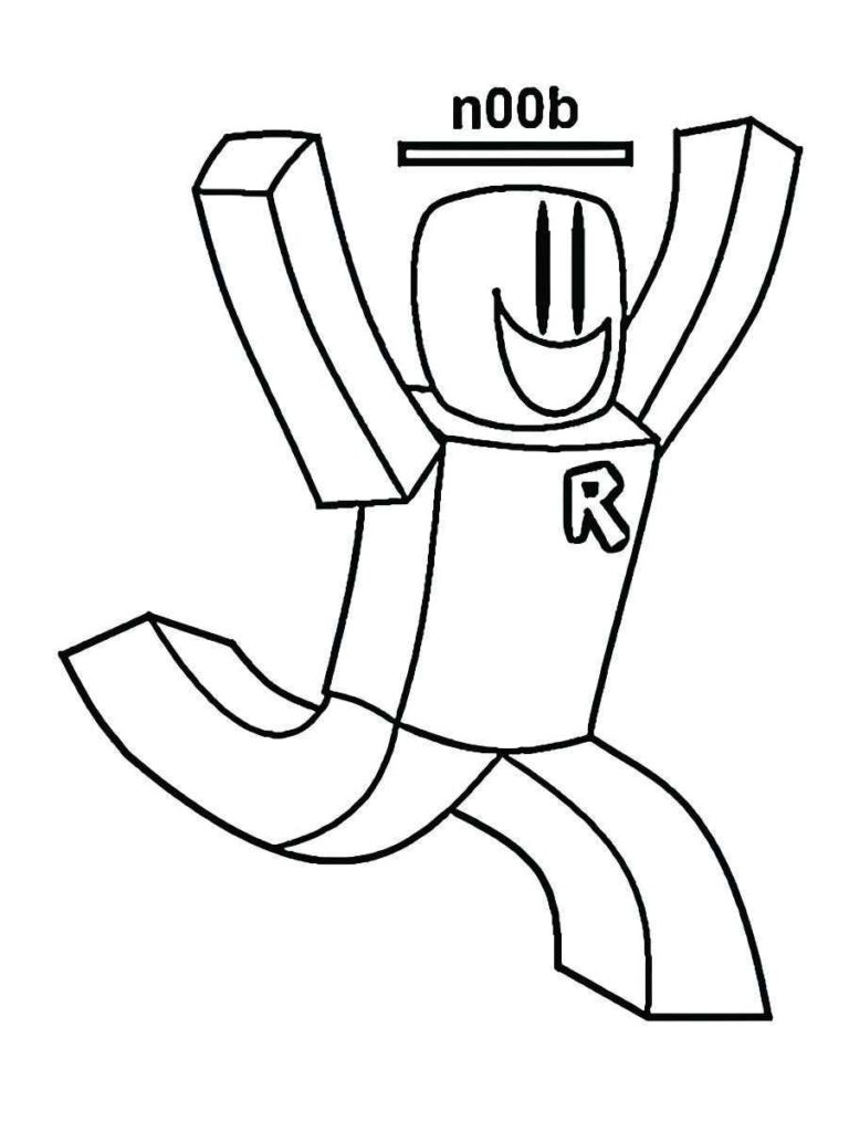 de 40] Desenhos do Roblox para colorir - Imprimir Grátis