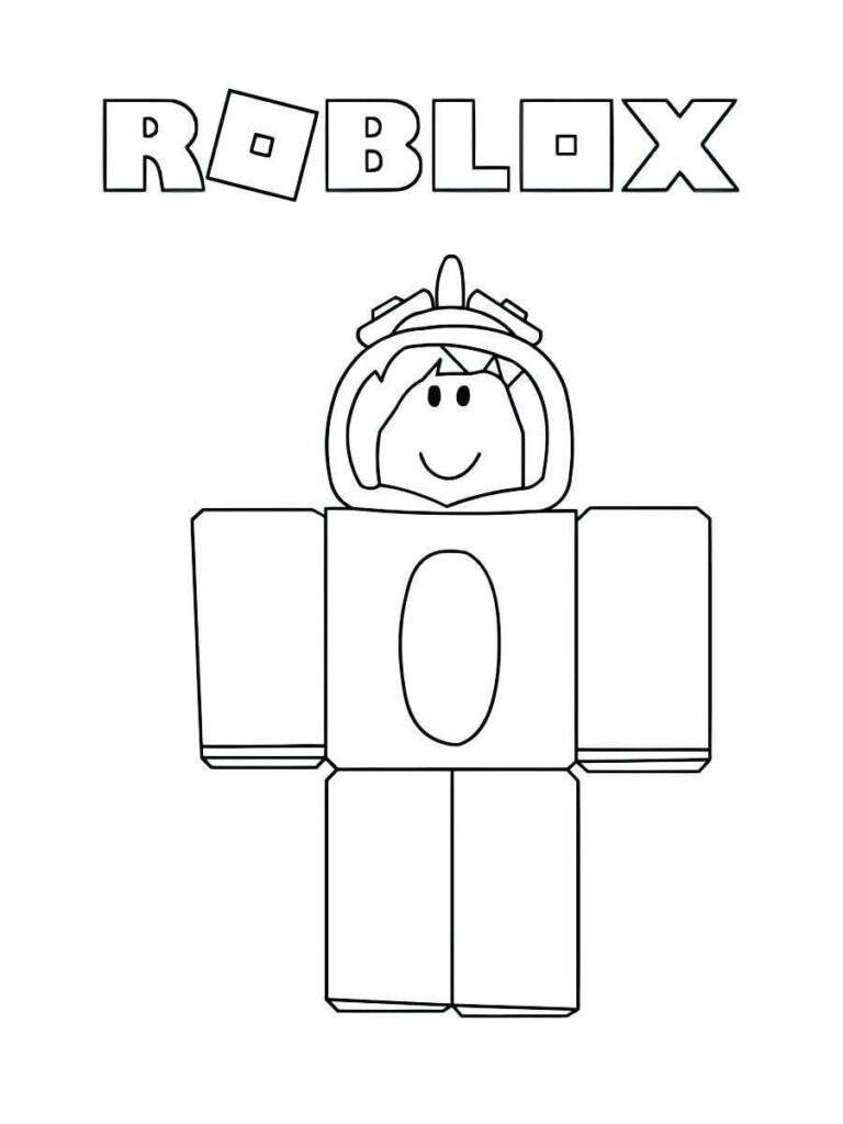 94 desenhos do Roblox para colorir