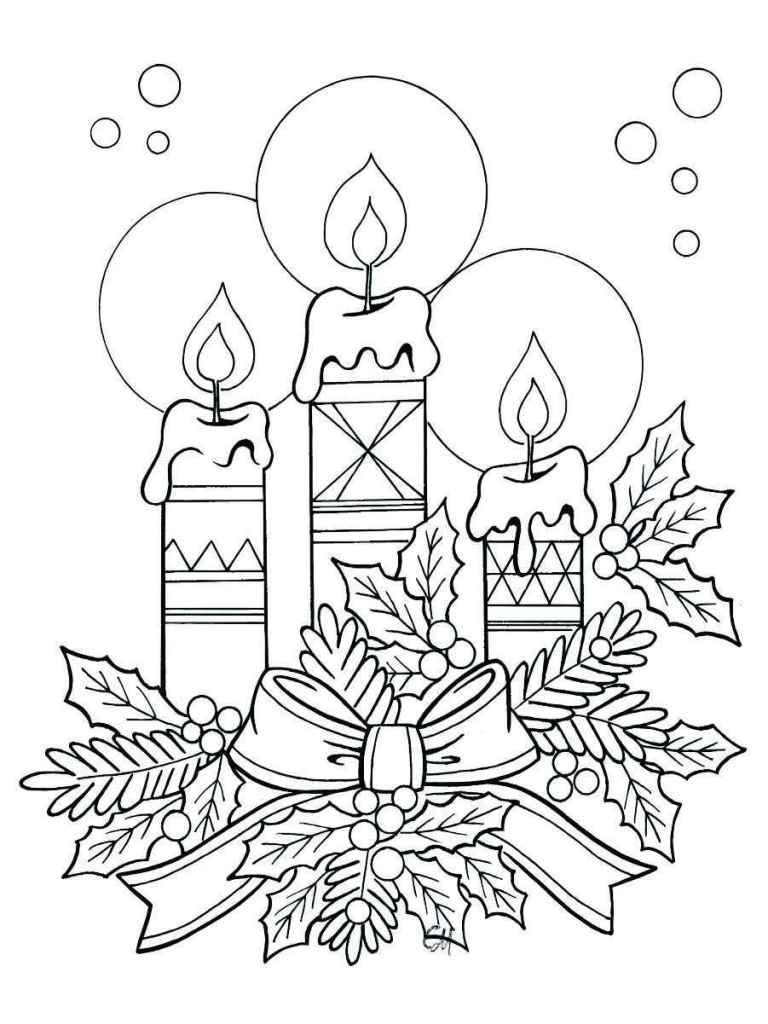 Desenhos para colorir de natal www.desenhosparacolorir.com.pt