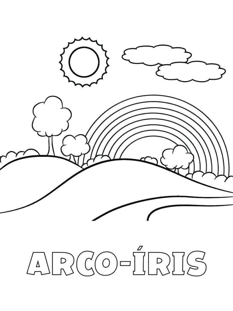 Arco-íris para colorir 20