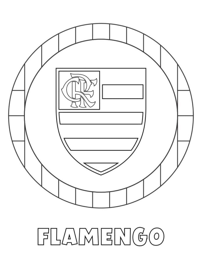 33 Desenhos Do Flamengo Para Colorir