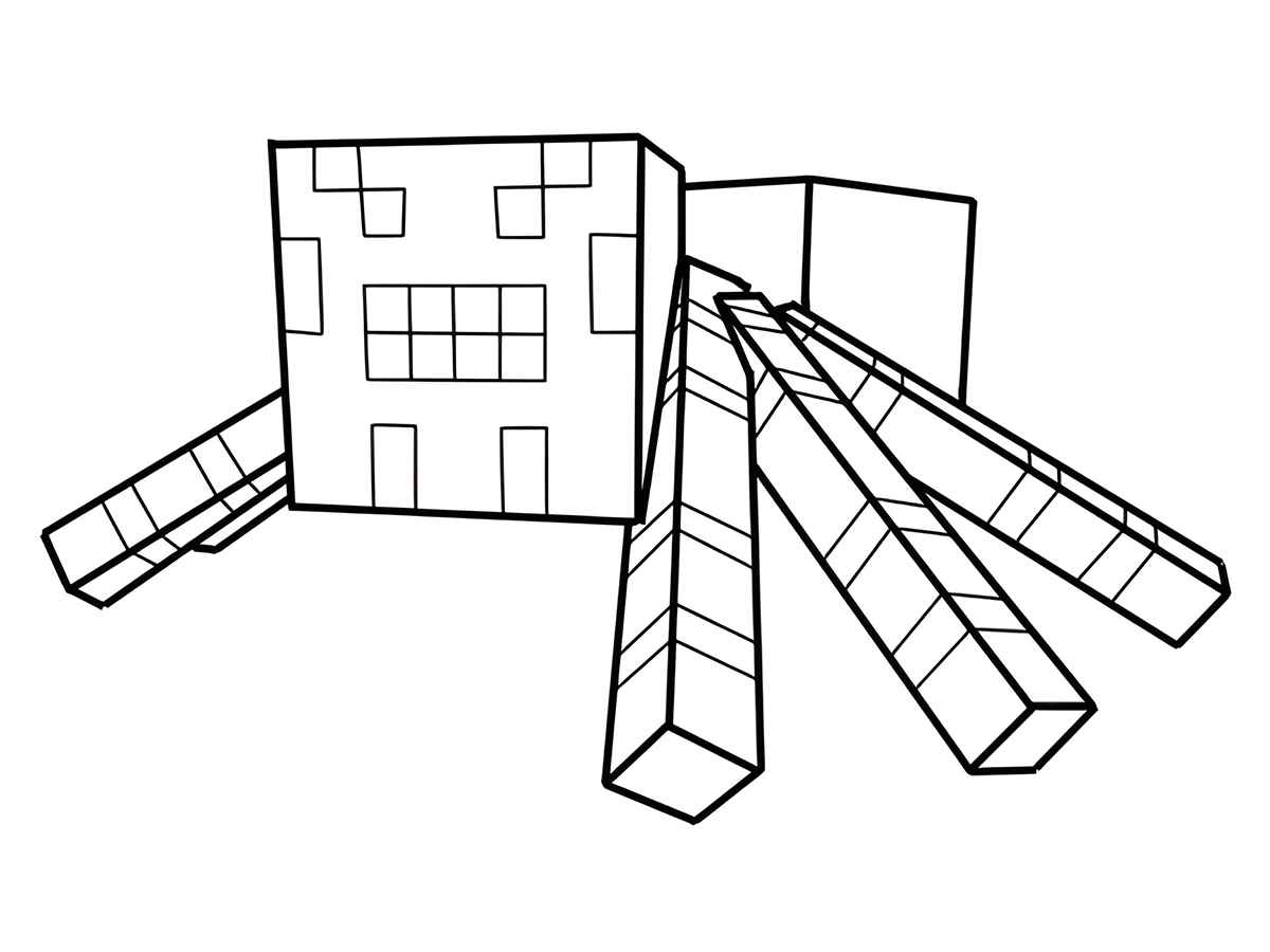 Desenhos para colorir minecraft