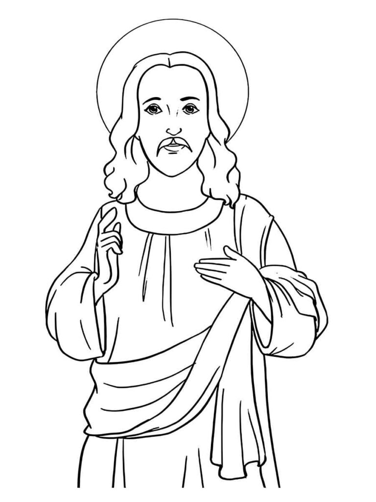 Desenhos para colorir de desenho do jesus cristo para colorir -pt