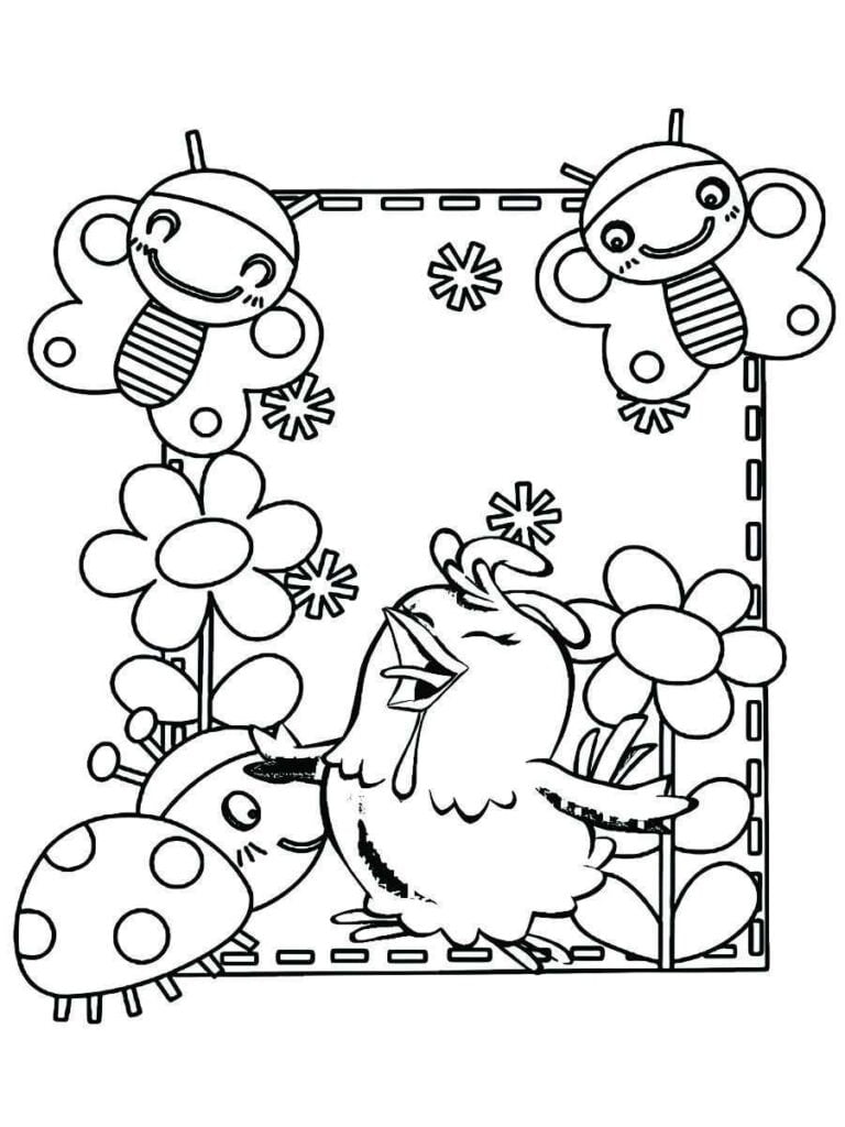 desenho para colorir e imprimir galinha pintadinha