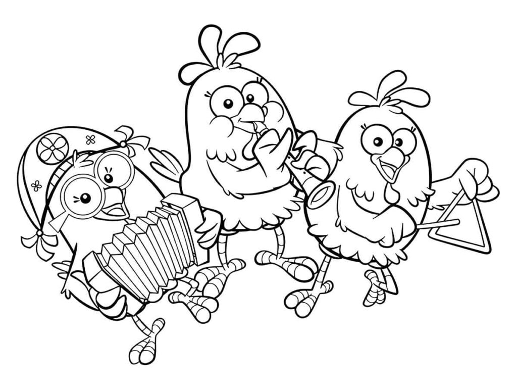 desenhos para colorir galinha pintadinha25