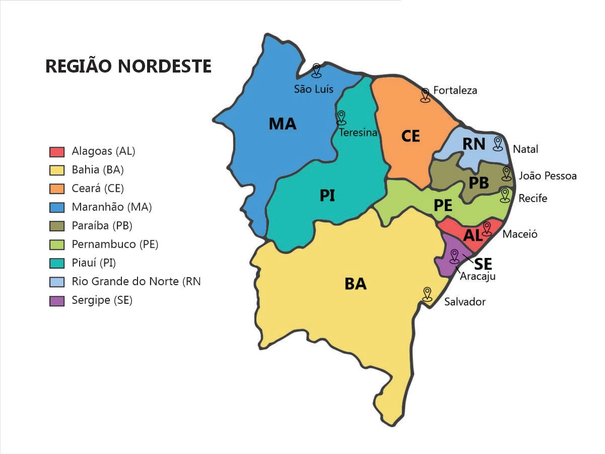 mapa-colorido-da-regiao-nordeste-brasil