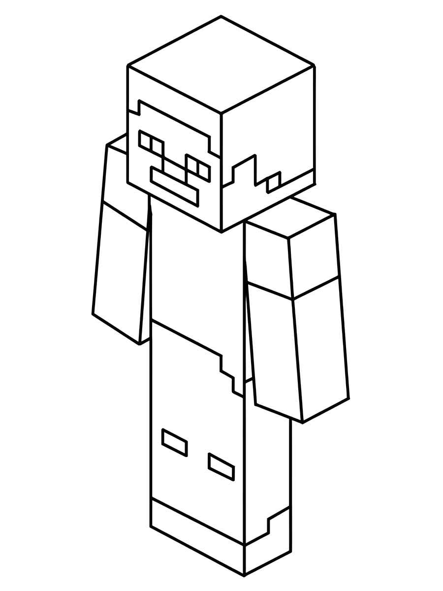 geleia minecraft para colorir