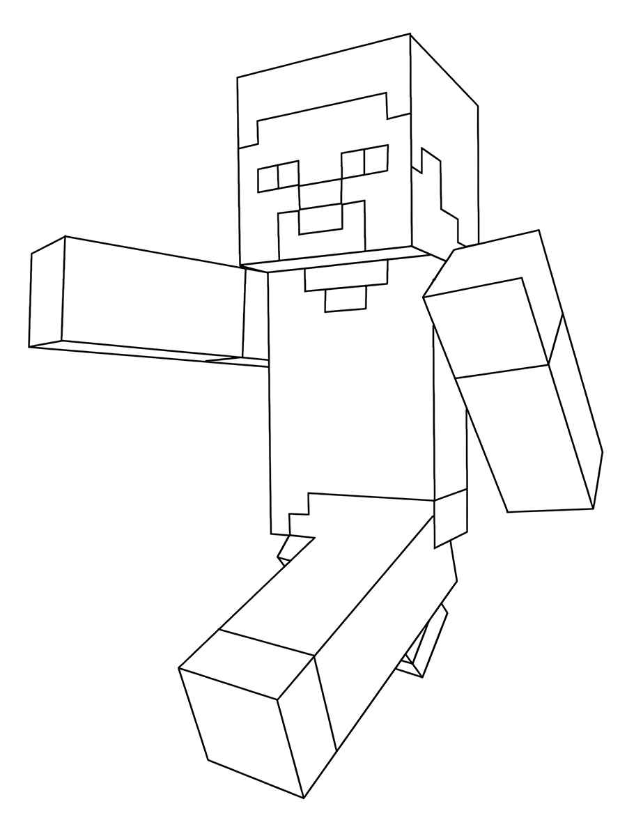 geleia minecraft para colorir