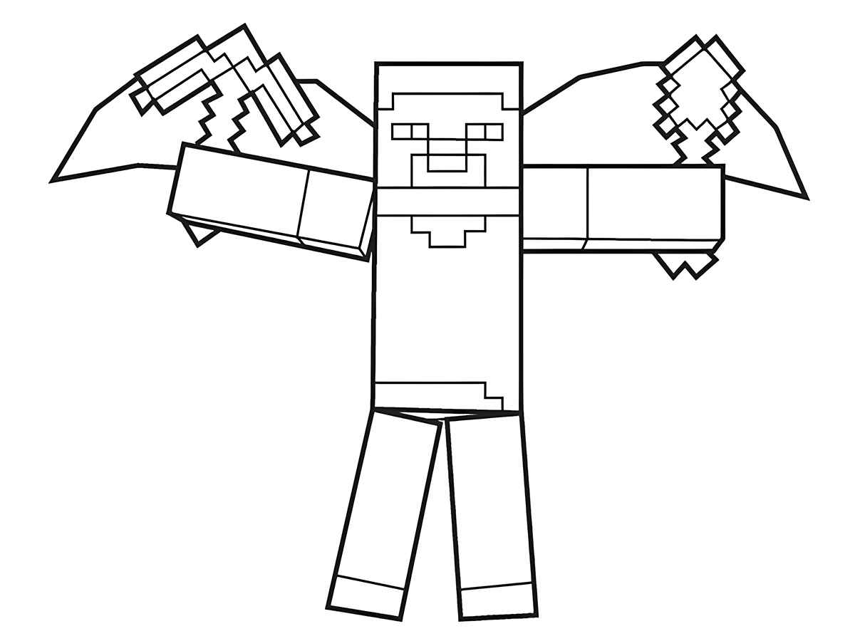 warden minecraft para colorir