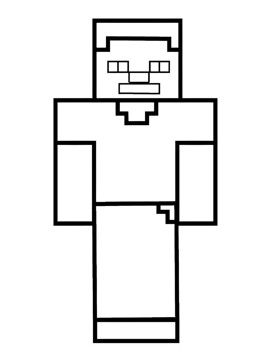 geleia minecraft para colorir