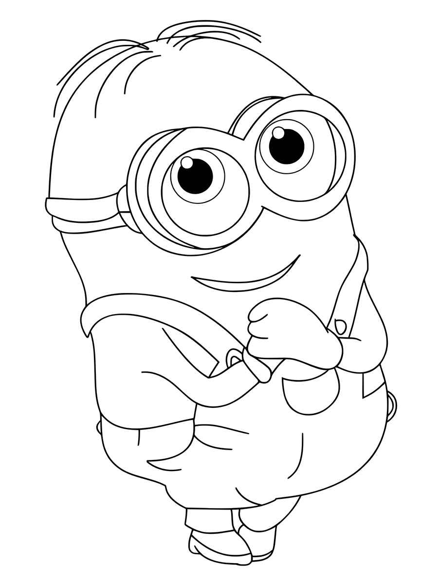 Desenho para colorir minions 22