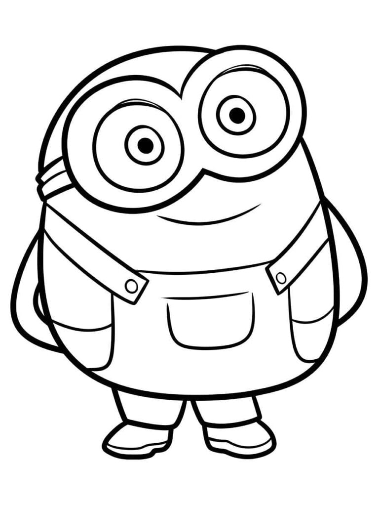 Desenhos Minions para colorir