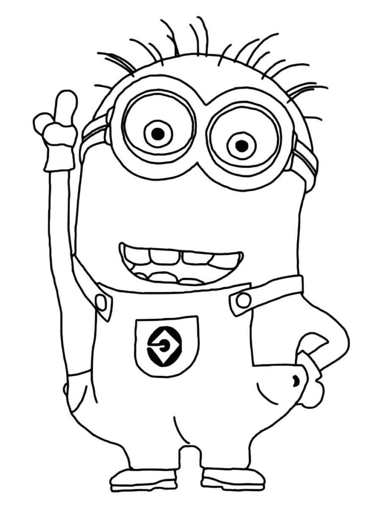 minions para colorir 5