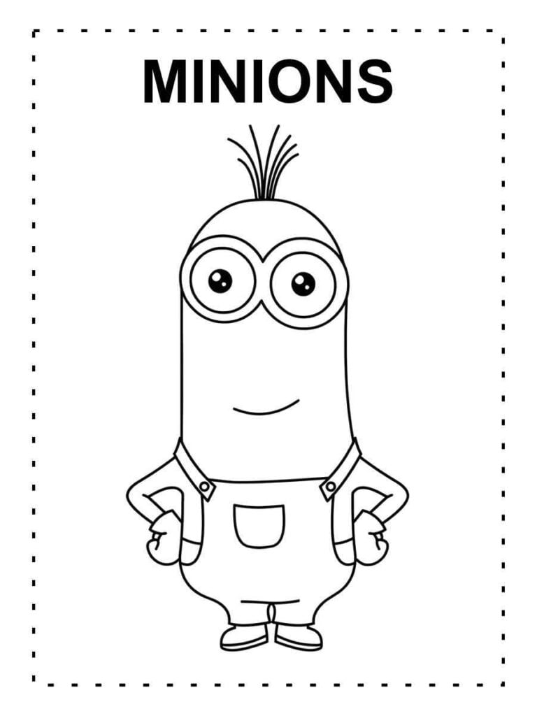 minion para colorir