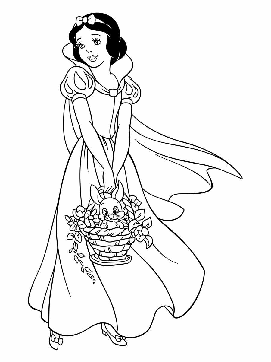 desenhos para colorir branca de neve1