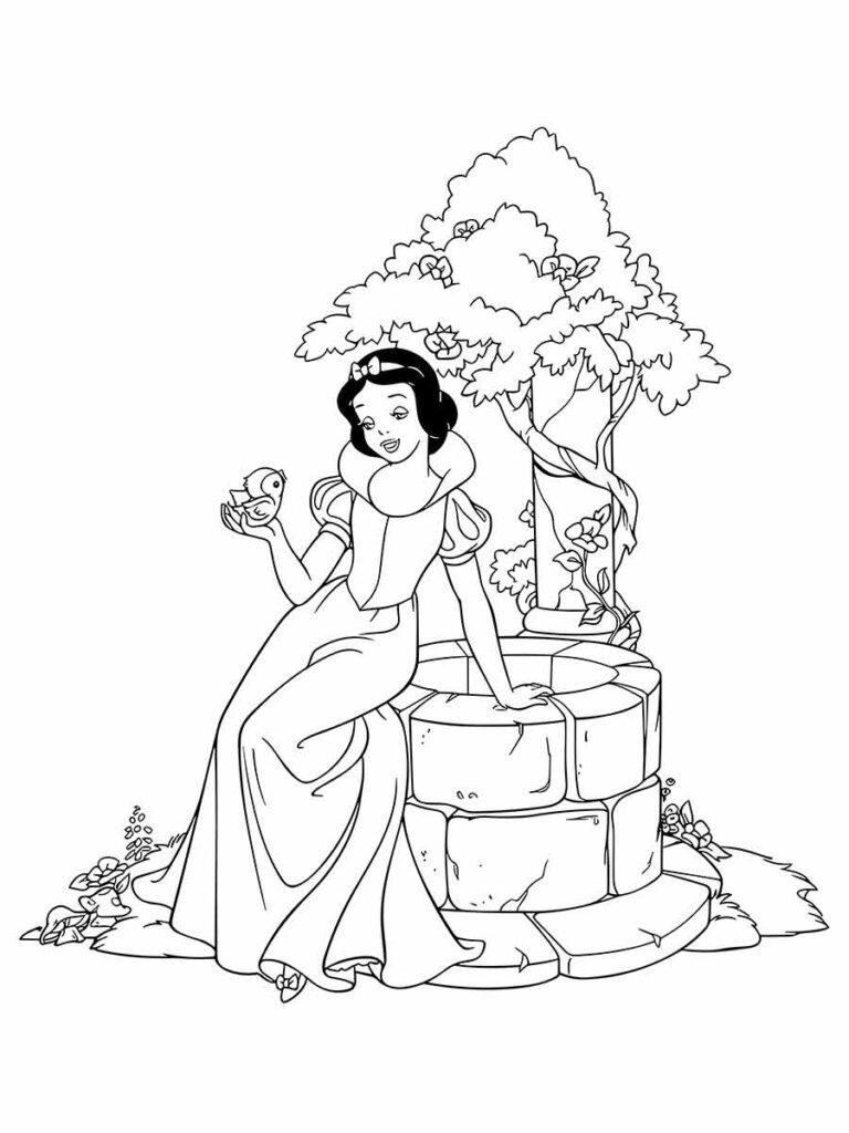 branca de neve Archives - Desenhos para pintar e colorir