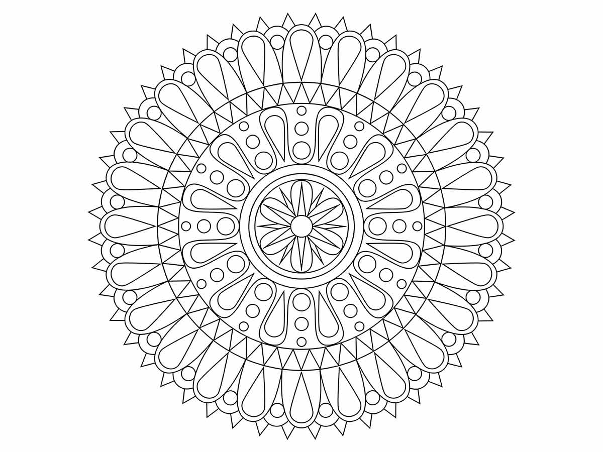 30 Desenhos de Mandala para Colorir - Online Cursos Gratuitos  Desenhos de  mandalas, Desenho de mandala, Mandala para impressão