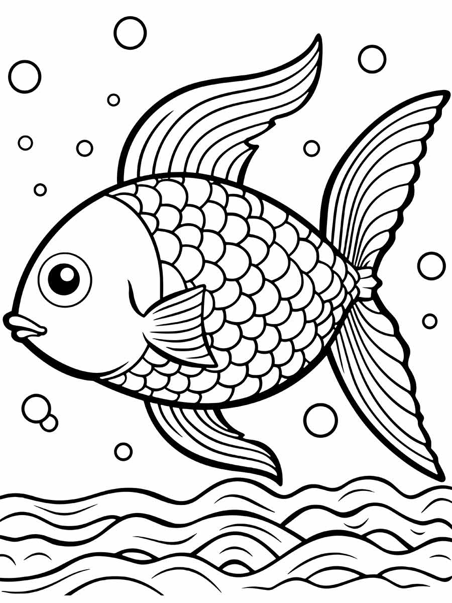 desenho de peixe para colorir 36 Desenhos para colorir