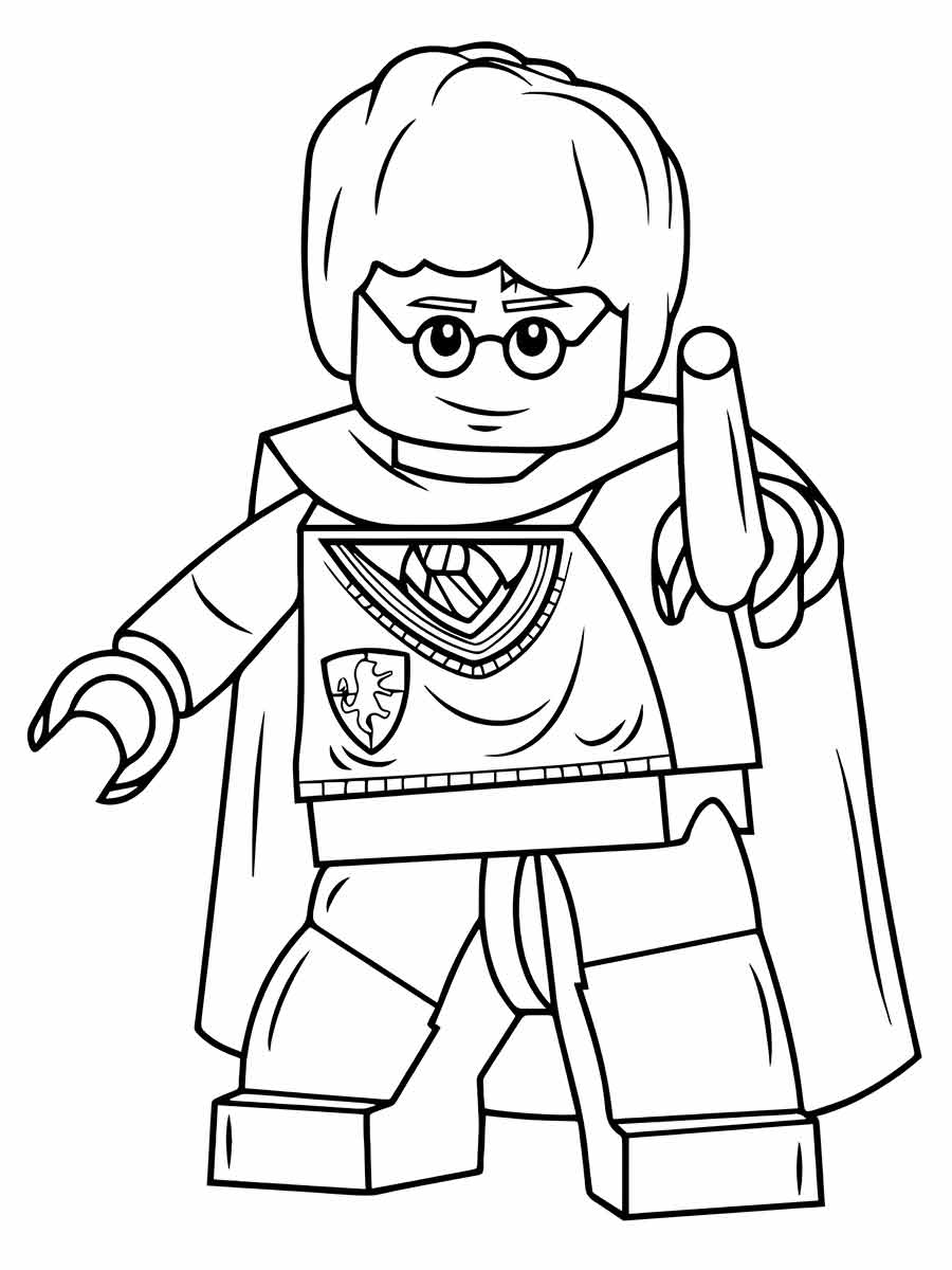 Lego Harry Potter para colorir