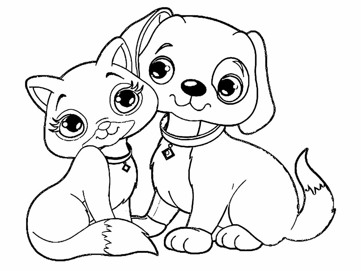 Desenhos Kawaii para Colorir