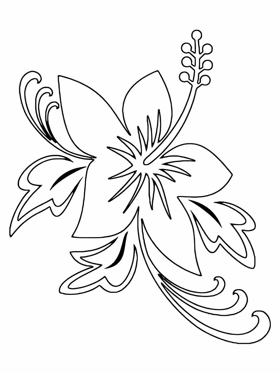 Desenhos para pintar de flores