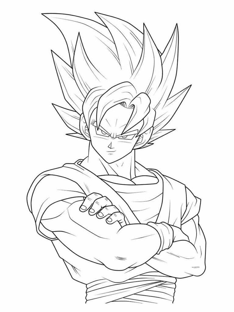 Desenho do Goku