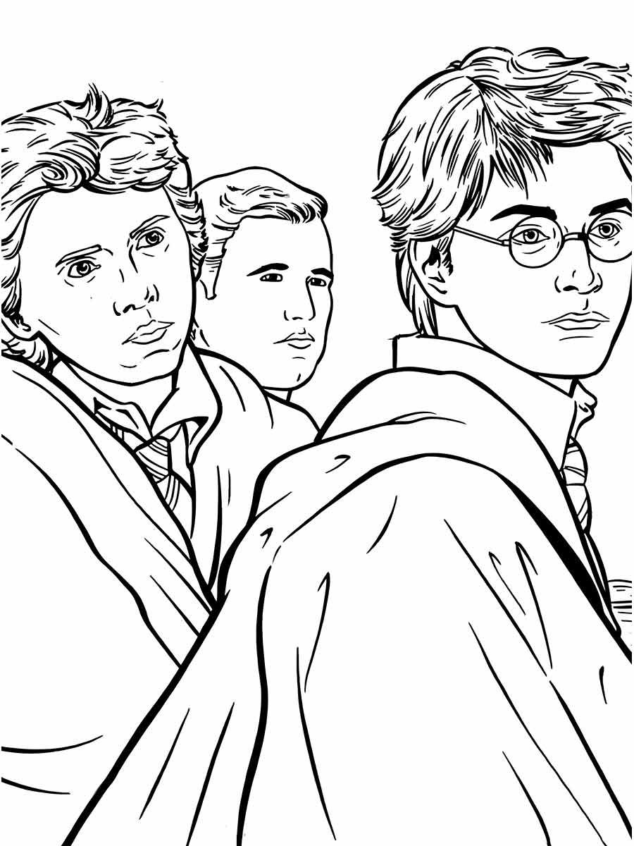 Harry Potter para colorir e imprimir