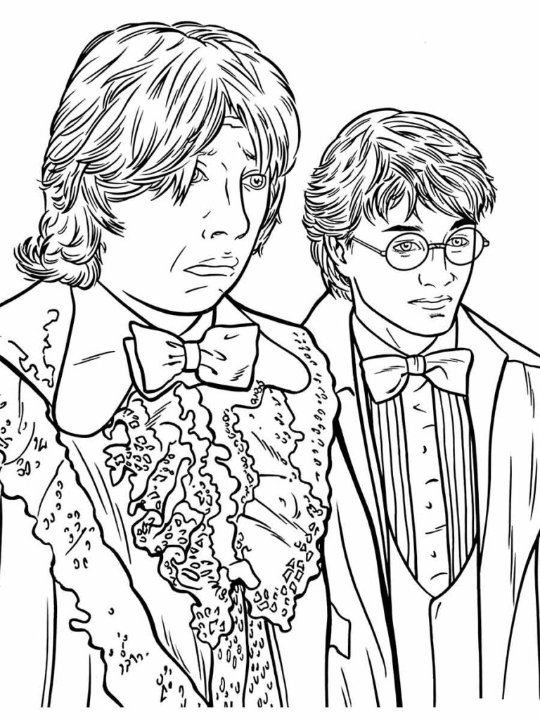 Desenhos de Harry Potter para colorir e imprimir