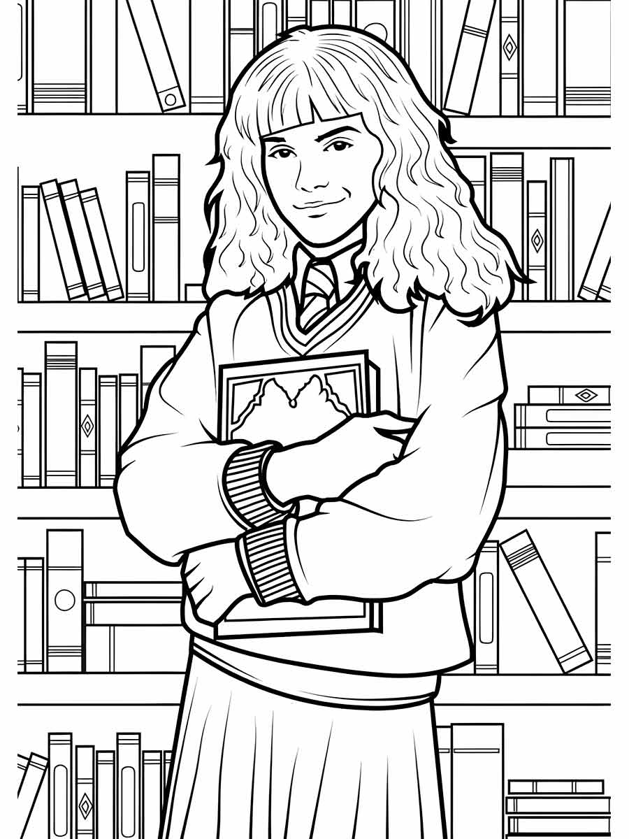 Desenho para colorir de Harry Potter