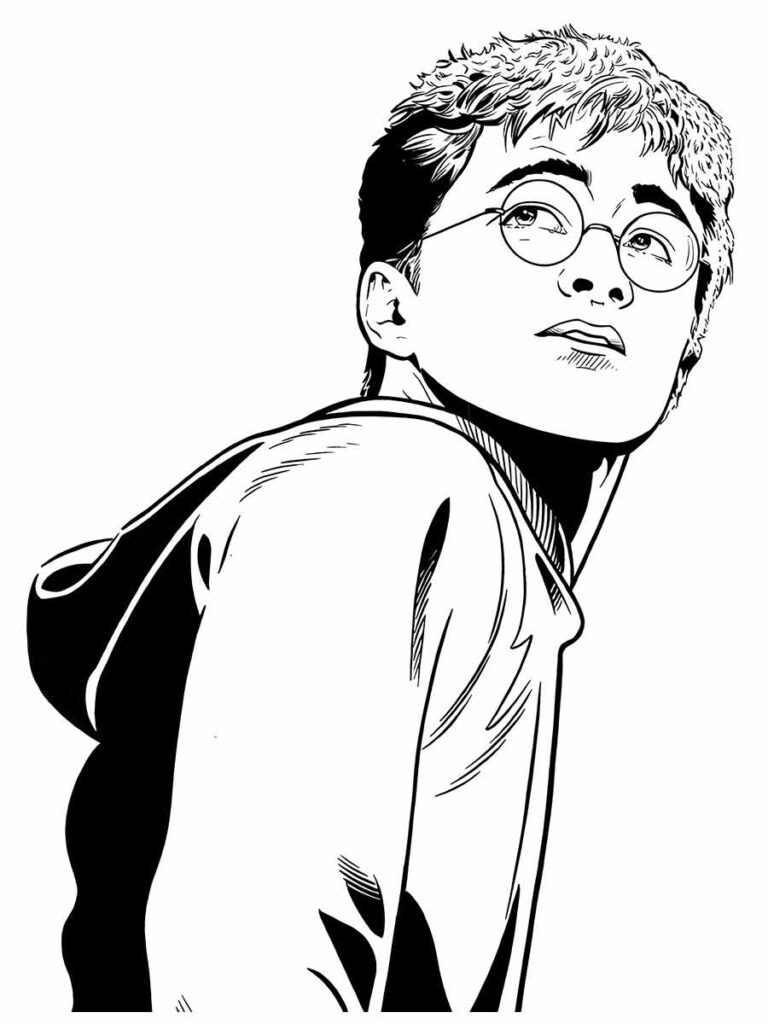 Harry Potter para colorir e imprimir