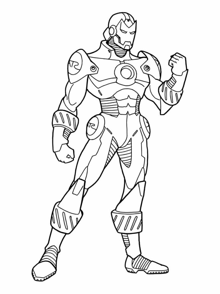 Desenho do Homem de Ferro