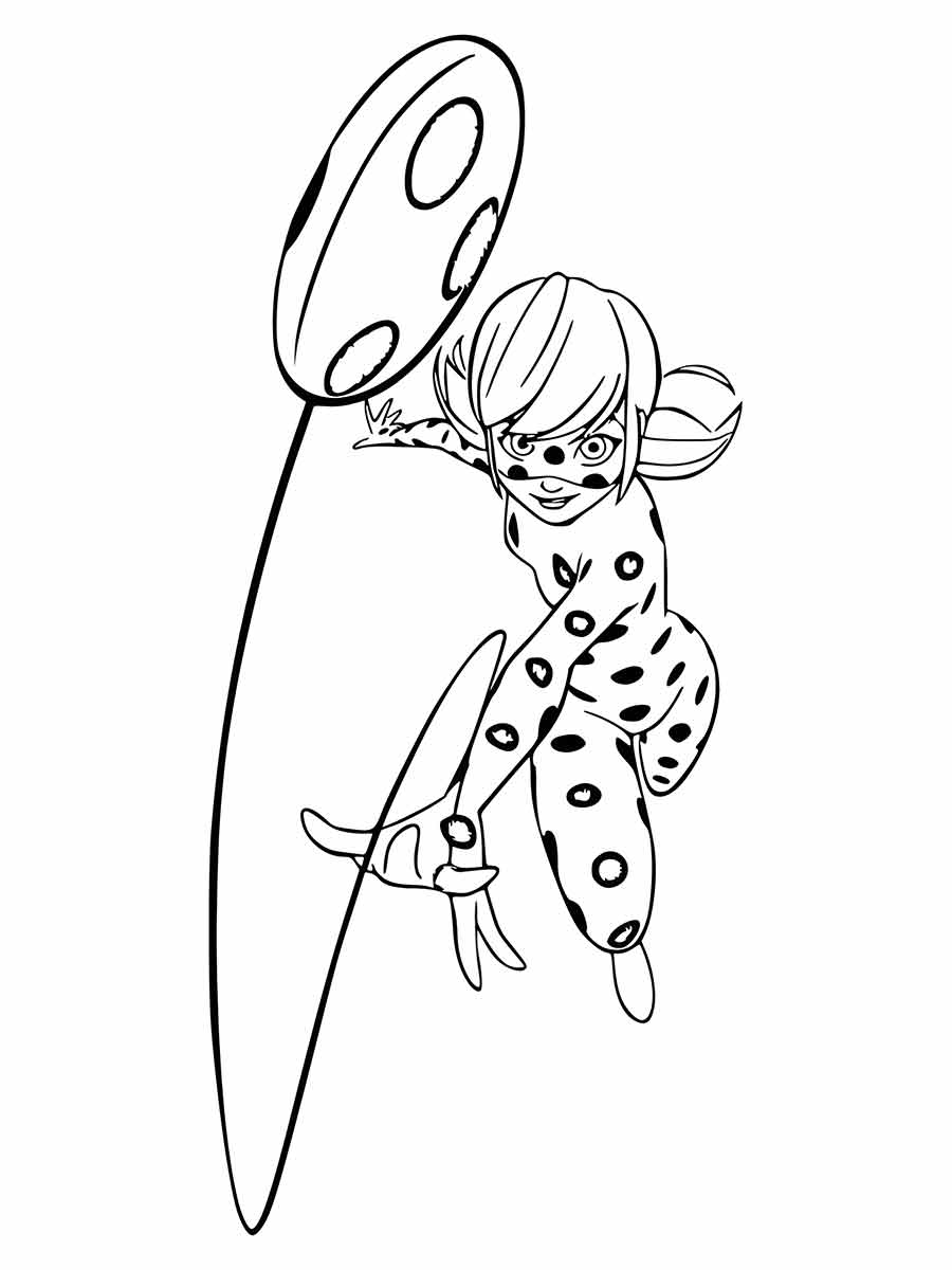 desenho lady bug 7 –  – Desenhos para Colorir