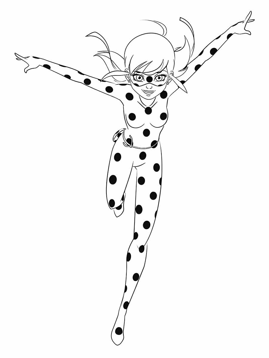 Ladybug para colorir