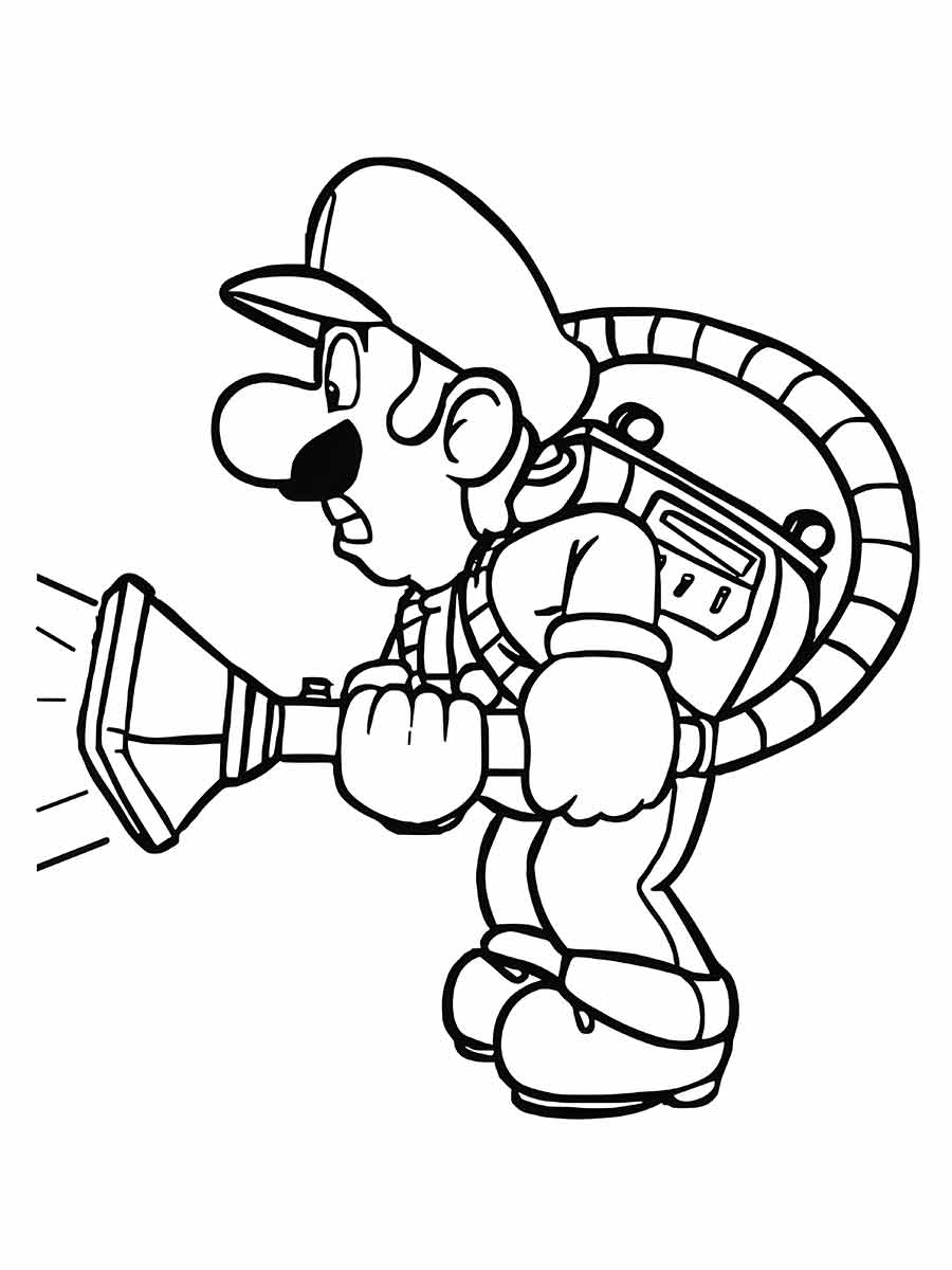 desenhos do luigi para pintar