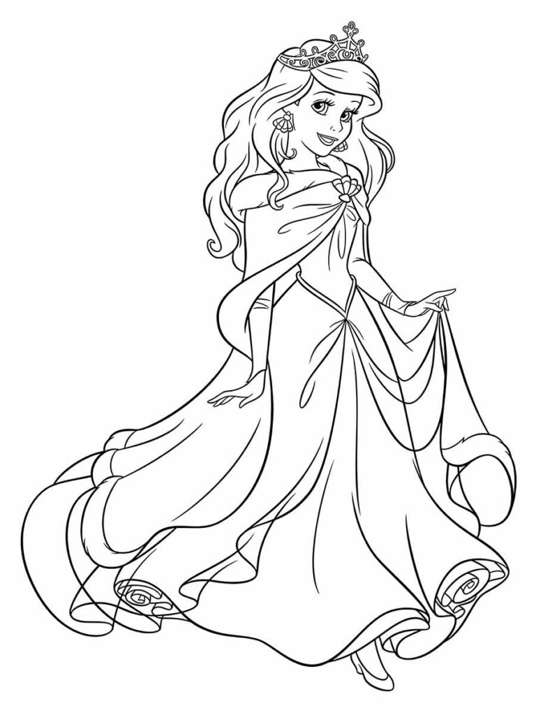 DESENHOS PARA IMPRIMIR → Para Colorir e Pintar (GRÁTIS)  Desenhos de  princesas, Desenhos para colorir, Disney desenhos